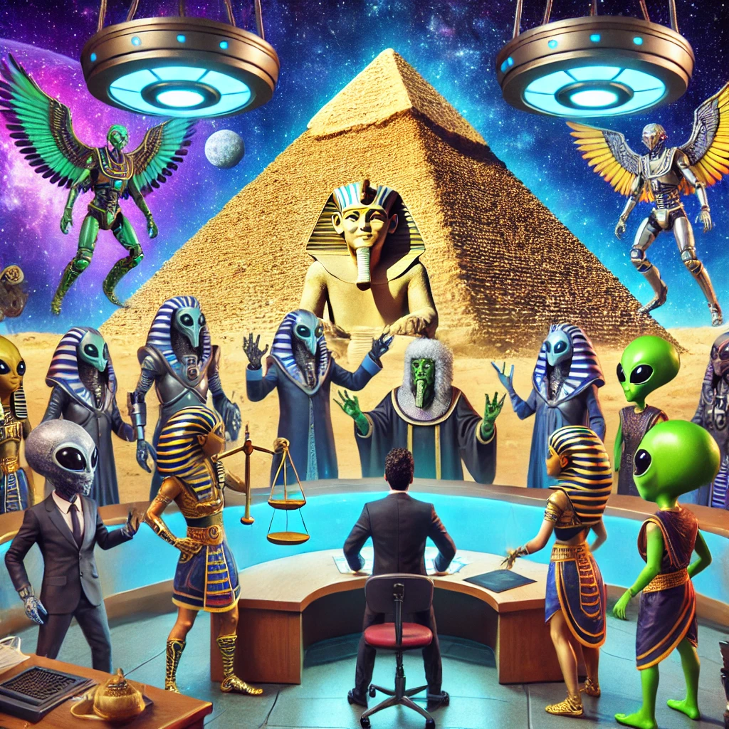 UAPs Are Part of an Alien Convention Looking to Sue for Royalties Over Pyramid Design: BigArcheology Reveals the Untold Story of Extraterrestrial IP Disputes