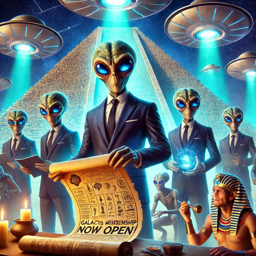 The First Pyramid Scheme: How Aliens Invented Multi-Level Marketing and Made Earth Pay