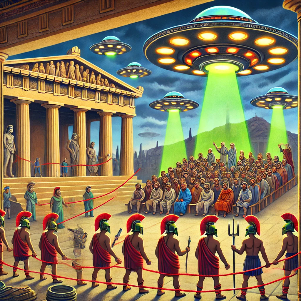 Alien Democracy: How Extraterrestrials (Possibly) Battled Athenian Voter Apathy