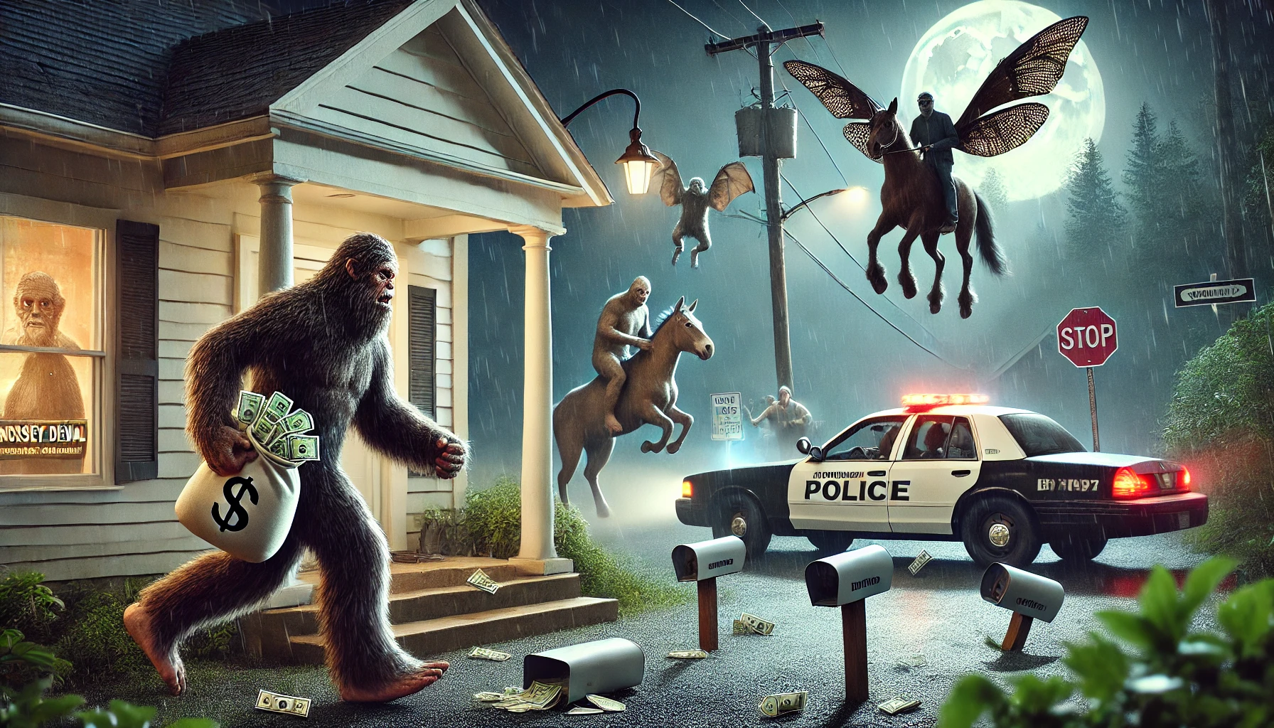 Cryptids Gone Rogue: A Crime Wave Sweeping the USA